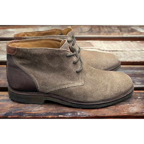 JOHNSTON & MURPHY Copeland Brown Suede Leather Crepe Chukka Boots Mens 13 Fast main image 7